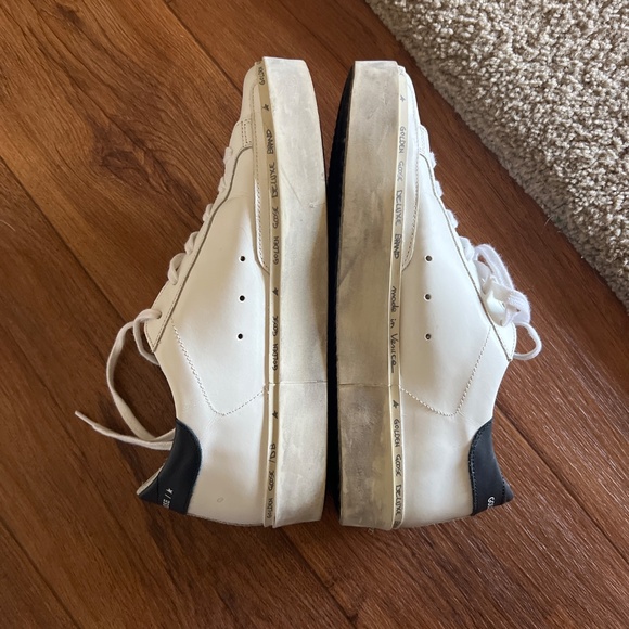 Golden Goose Hi Star Leather Low-Top Sneakers Iridescent - Picture 3 of 6